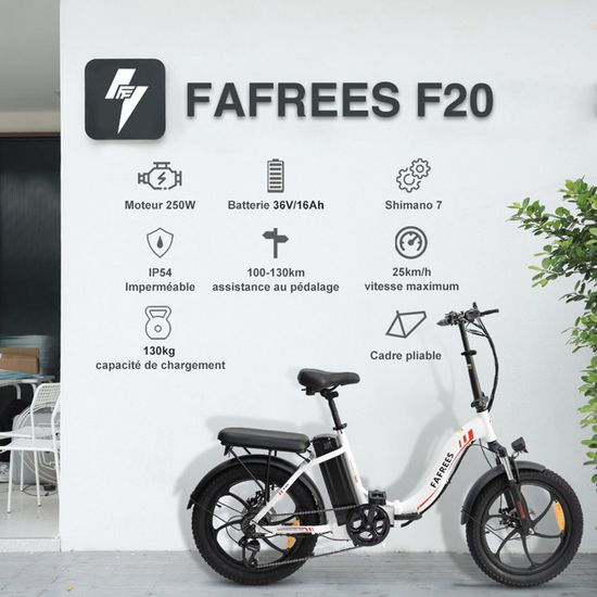 Fafrees F20 Vélo électrique pliable 20