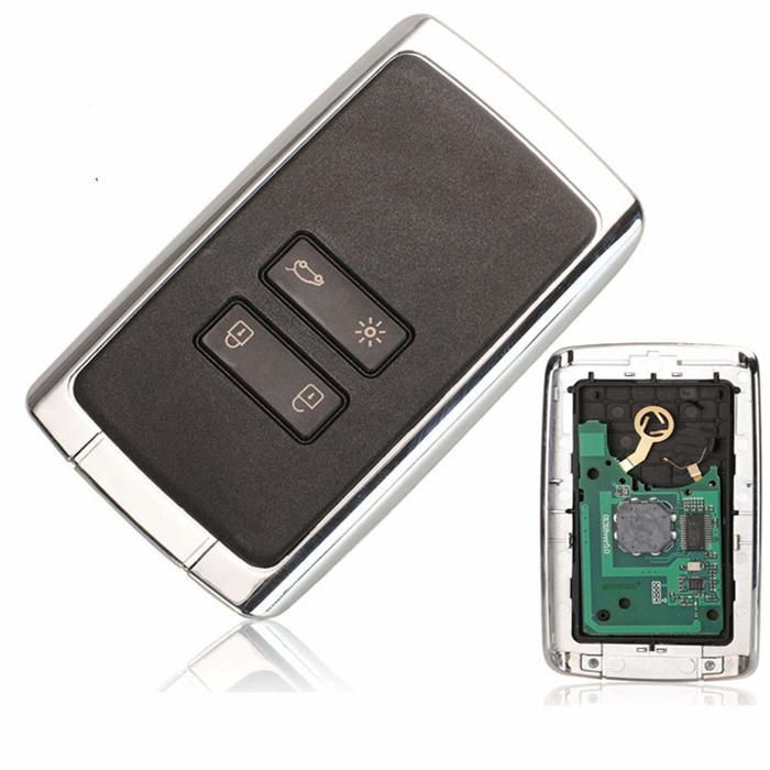 Clé Vierge Megane 4 Main Libre Compatible Espace 5 / Talisman / Scenic 4 (Hitag Aes) - Neuf Sous Emballage
