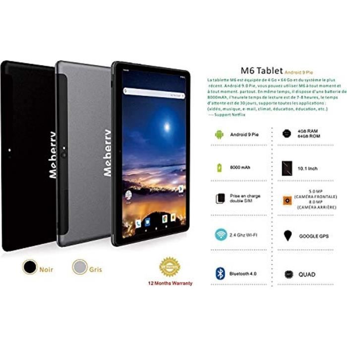 Acheter 10,1 pouces Android 9.0 tablette téléphone portable carte