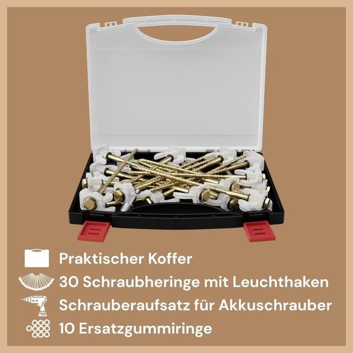 15 Piquets De Tente à Visser En Acier 20cm - Ancrages Solides Pour Camping Et Plein Air