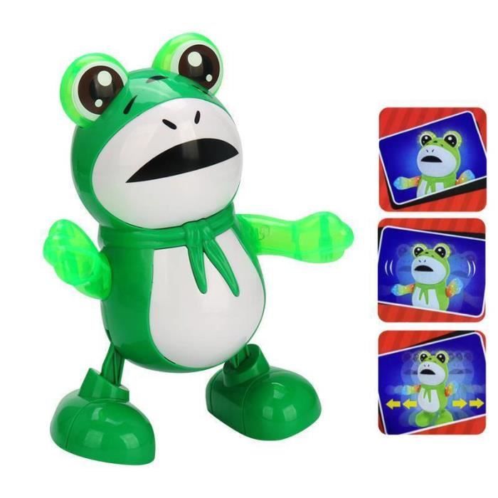 ZORKAM Jeu Pop-Up Grenouille Sautante – Jouet Interactif Montessori Avec Musique Et Lumières – Motricité, Coordination – Cadeau 1-4 Ans