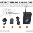 Detecteur portable de traceur GPS : GSM GPRS 2G 3G 4G-3