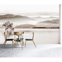 Papier Peint Intissé FEUILLES VERTES 375 Cm X 250 Cm | Tapisserie Murale XXL Poster Décoration - Salon Appartement - Photo D'art Tableaux Muraux | QUALITÉ SUPÉRIEURE - MADE IN EU - Y Compris Adhésif