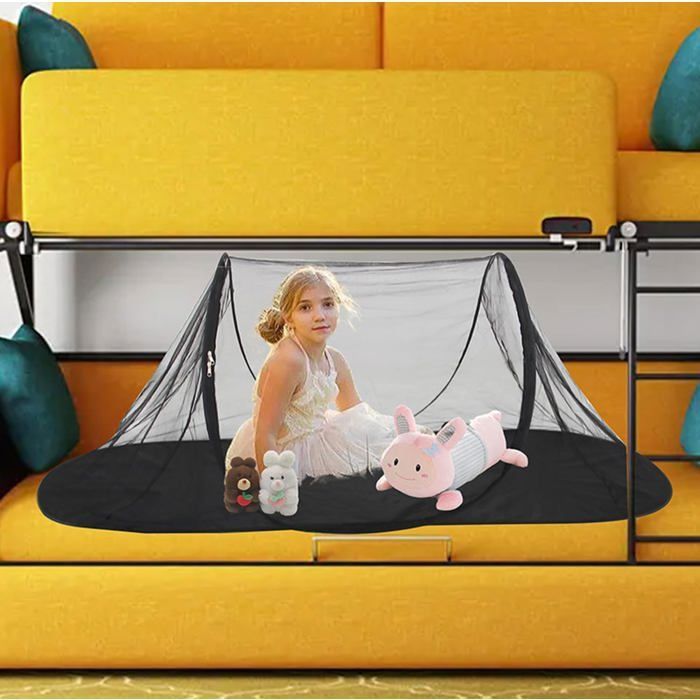 Protection Moustiques Voyage Tente Moustiquaire Pop-up 80x200cm - Pour Lit Simple - Voyage Et Camping Tente Moustiquaire Voyage