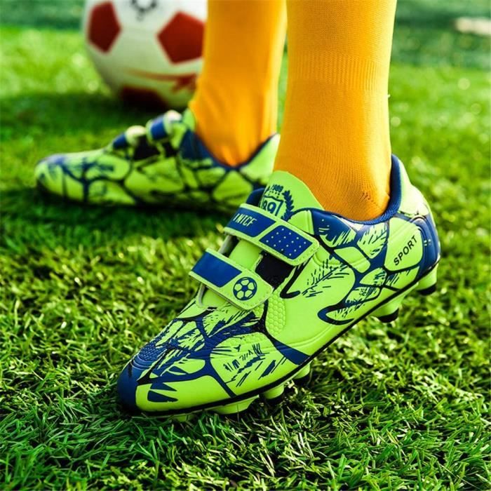 Chaussures de football pour hommes - Chaussures de football athlétiques -  Chaussures de compétition - Chaussures d'entraînement pour garçons 