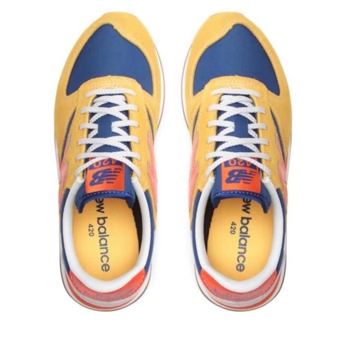 New balance 420 femme jaune deals