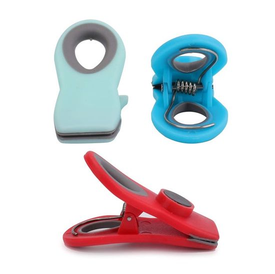 Clips à Copeaux - Pour Sacs 8 X 5,5 Cm, Lot De 4, Robustes Pour Sceller