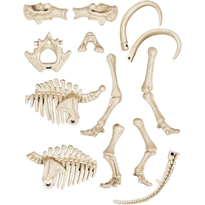 Clementoni Archéoplay Smilodon Phosphorescent - Kit Sciences Dinosaure à Assembler Dès 7 Ans