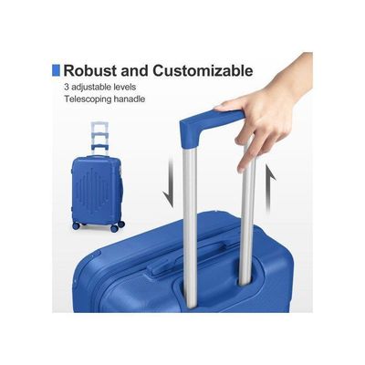 FERGÉ Milano Lot de 3 valises trolley rigides avec 4 roulettes, 100