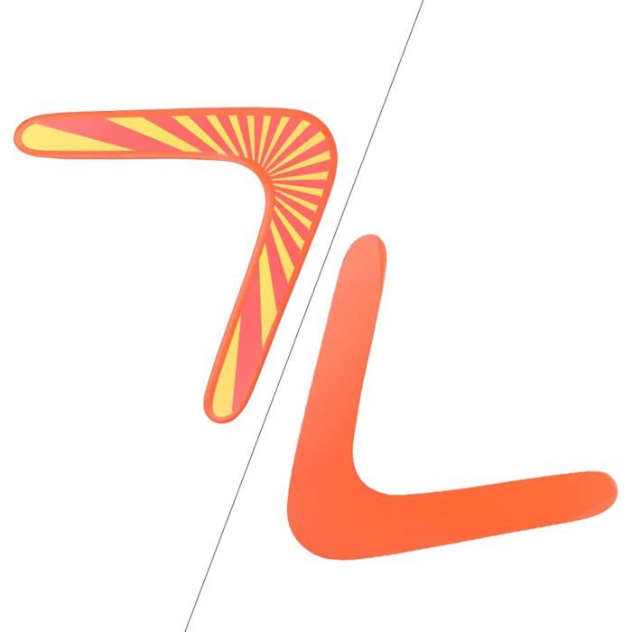 Boomerang, Jouet de Boomerang Enfant, Boomerang en Bois Debutant