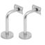 5x Support Main Courante dEscalier Fixation Murale avec Couvercle Inox 304
