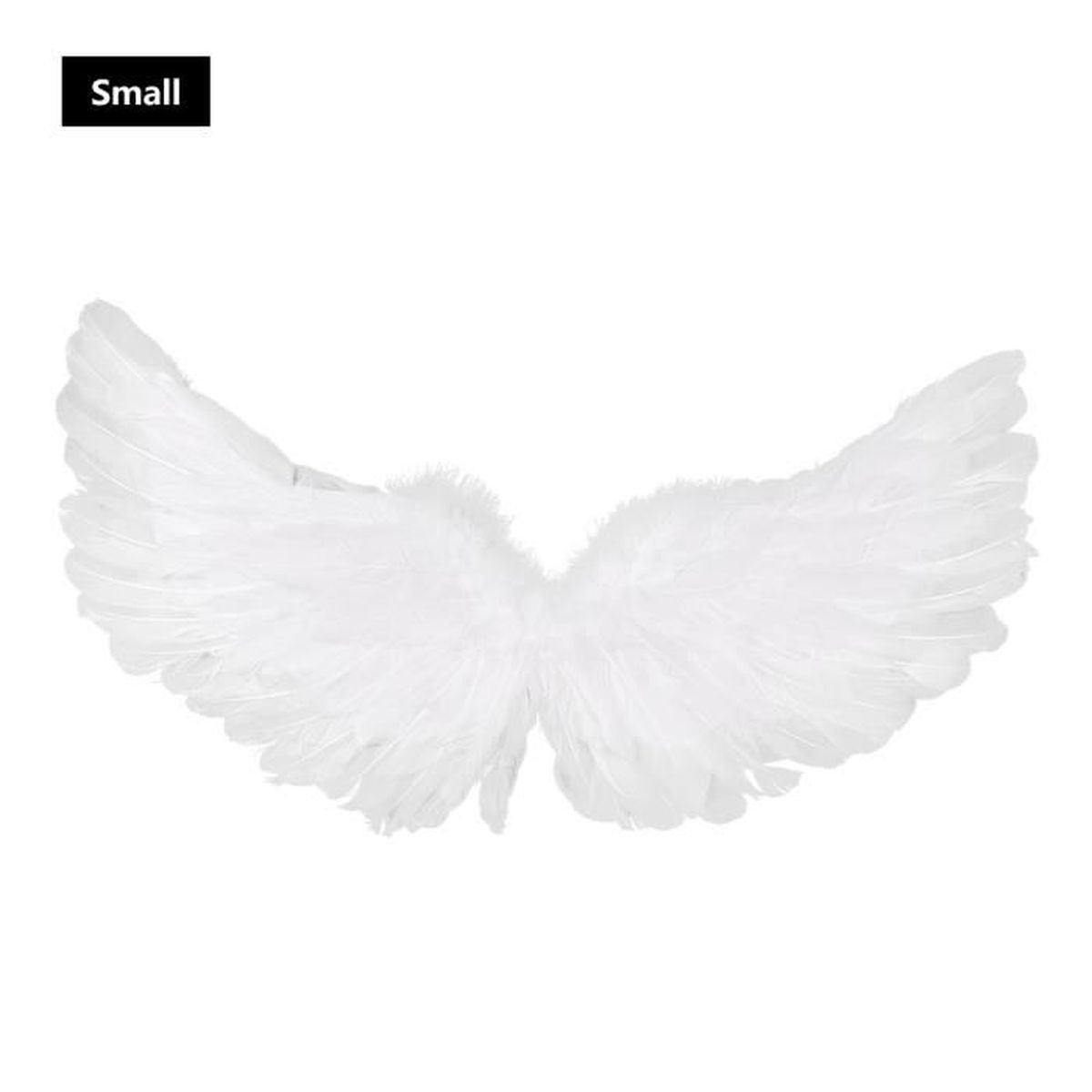 mini-aile avec plumes blanc 16 x 16 cm Ailes 