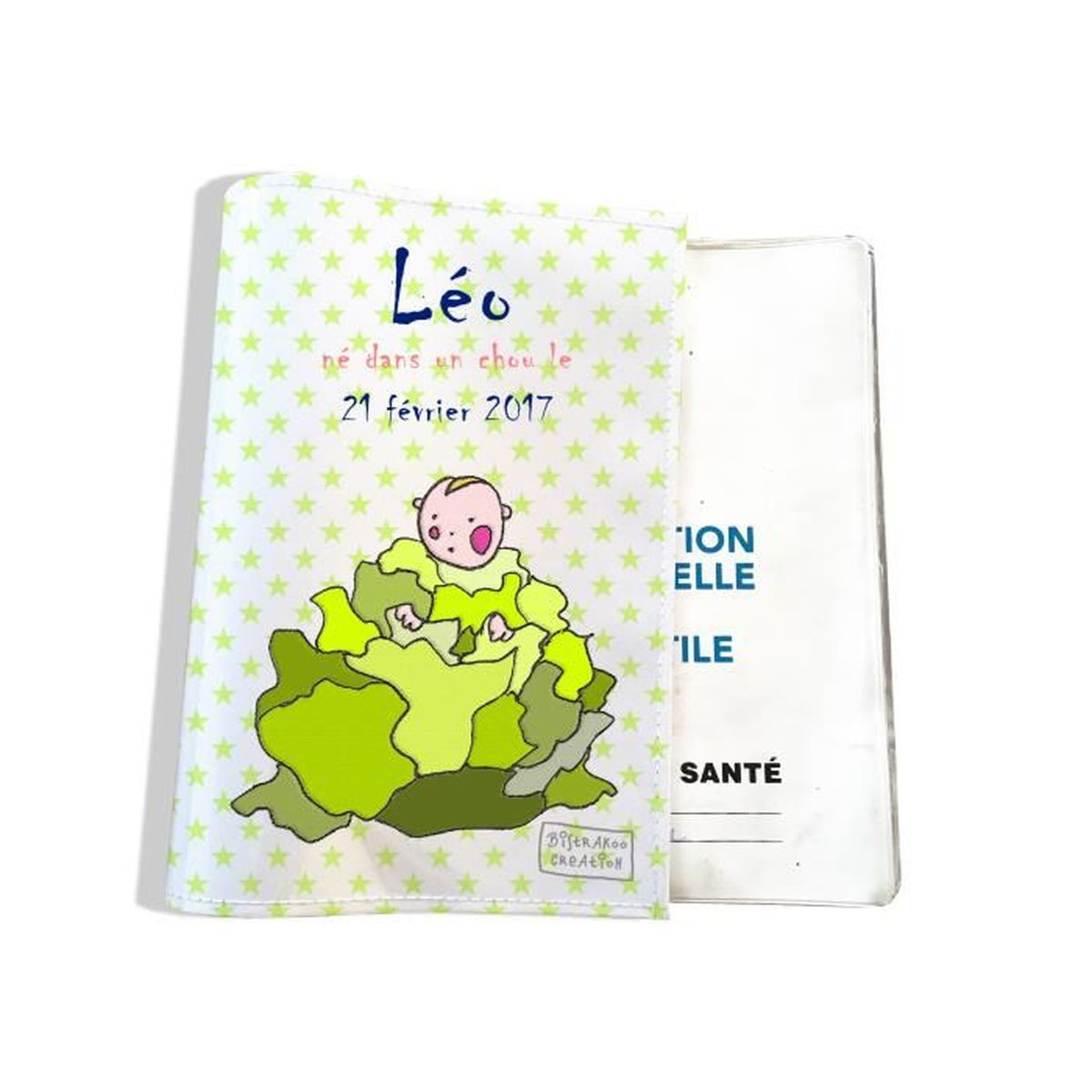 Protege Carnet De Sante Personnalise Bebe Garcon Multi Cdiscount Pret A Porter