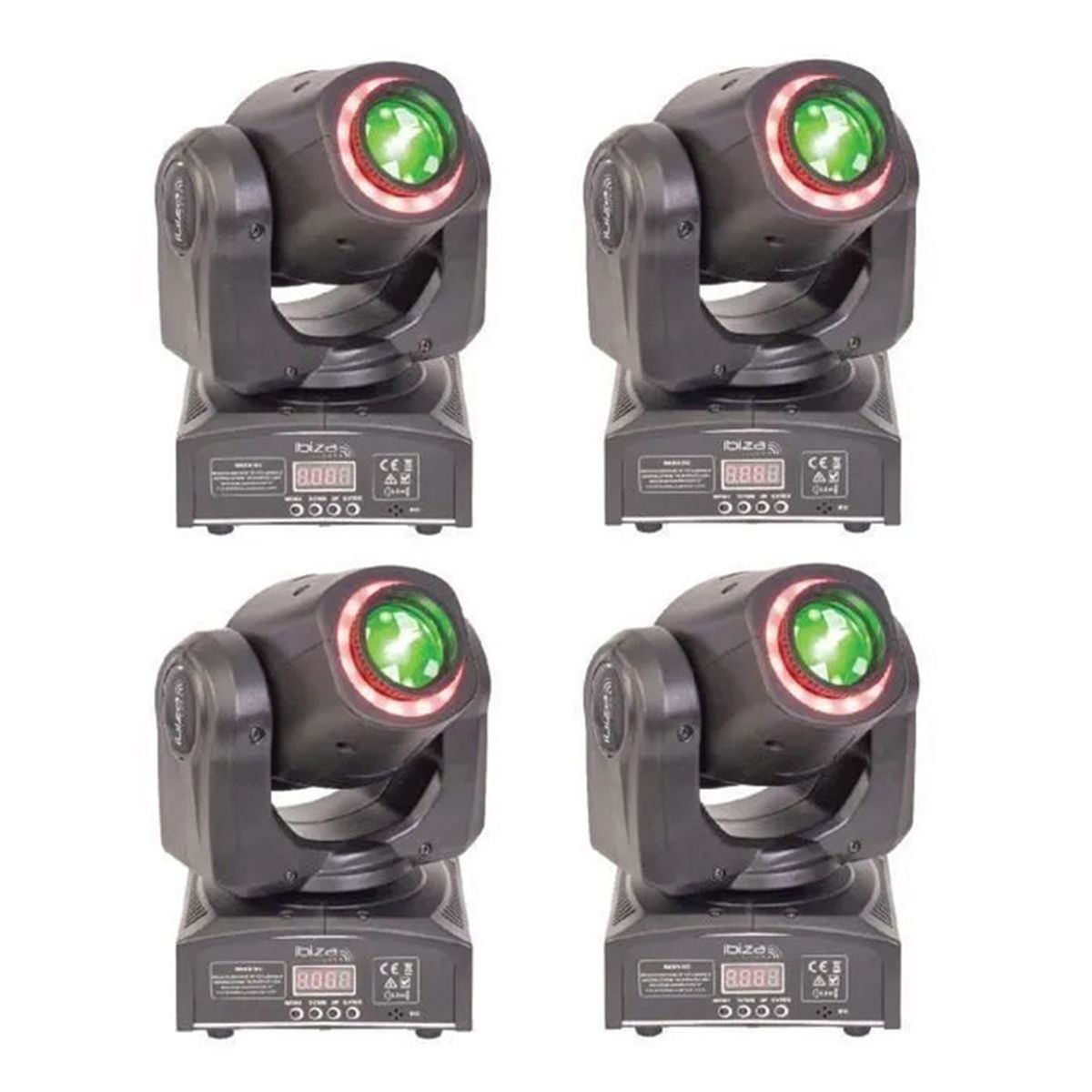 Pack De 10 Projecteurs LED PAR 18x1W DMX RGB - Pour Animation DJ, Bar, Club, Décoration De Salle - 9