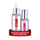 L'Oréal Paris Revitalift Filler Routine Anti-Âge Repulpante : Sérum Anti-rides 1.5% Acide Hyaluronique Pur 30ml, Sérum Yeux à l