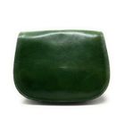 Sac porté épaule en cuir lisse italien SPENCER Kaki - OH MY BAG - Vert - Femme - L 25,5 x H 17 x P 8 cm