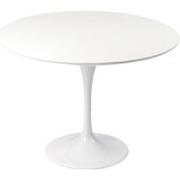 Table design ronde 110cm  blanche - DESIGNETSAMAISON