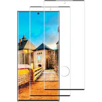 2 Pack Protection écran pour Samsung Galaxy Note 20 Ultra Verre trempé 3D Couverture Complète Premium Film 9H Dureté Anti-Rayures