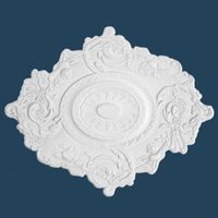 Rosace noble Marbet R-25 | 70 x 57 cm | polystyrène léger blanc