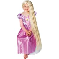 Perruque Raiponce avec mèches - RUBIES - 80 cm - Jaune - Enfant - Disney Princesses