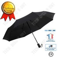 TD® Parapluie parasol soleil et pluie anti-ultraviolets à double usage compact et pratique et beau