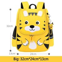 Big Tiger -Sac d'école dessin animé pour enfants,sac à dos imprimé d'astronaute pour garçons et filles