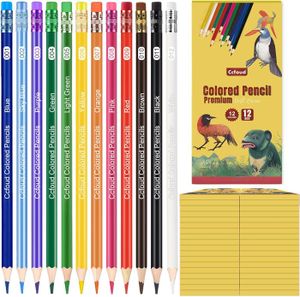 CRAYON DE COULEUR 36 Ensembles Crayons de Couleur EffaçAbles,36 Ensembles 12 Crayons de Couleur EffaçAbles Avec Pointe En Gomme,En éTui