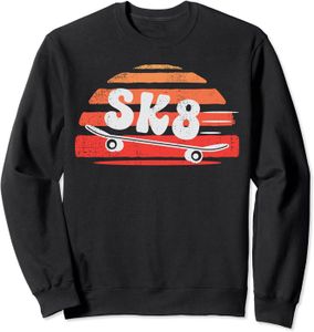 SKATEBOARD - LONGBOARD Skateboard Skate Retro Skateboarding Skateboarder Skater Sweatshirt.[Z983]