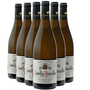 VIN BLANC Pouilly-Vinzelles Blanc 2021 - Lot de 6x75cl - Châ