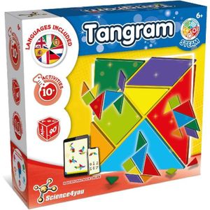 PUZZLE Jeu de Tangram Montessori en Carton - Tangram - 10