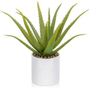 FLEUR ARTIFICIELLE Plante Artificielle En Pot - Aloe Vera - Plante Ar