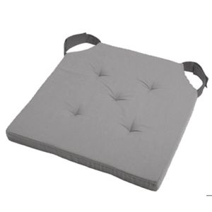 ZIBENE Galette De Chaise Forme TrapèZe, Coussin De Chaise par 1, Galette De  Chaise Demi Ronde avec Attaches Line, Coussin pour Chaises De Cuisine avec