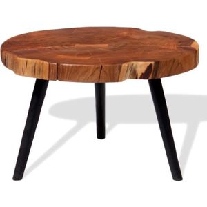 Table Basse Marron Noir Achat Vente Pas Cher