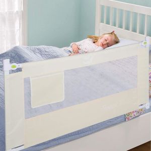 200cm SOULONG Barrières de Lit Pliable Enfant/Bébé Rail de Lit Hauteur Réglable Protection Bord de Lit Portable pour Sécurité des Bébé 