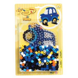 Hama Maxi Blister 250 Perles Grises – Créez Des Modèles Sans Limite, Dès 3 Ans