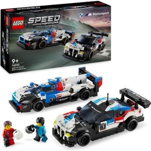 ASSEMBLAGE CONSTRUCTION LEGO Speed Champions 76922 Voitures de Course BMW M4 GT3 et BMW M Hybrid V8, Idée Cadeau