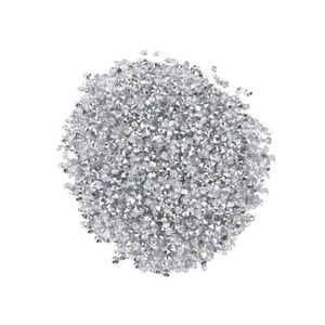 60 cm Crushed Diamant Lot de 5 Grand bougeoir brillant cristal argent