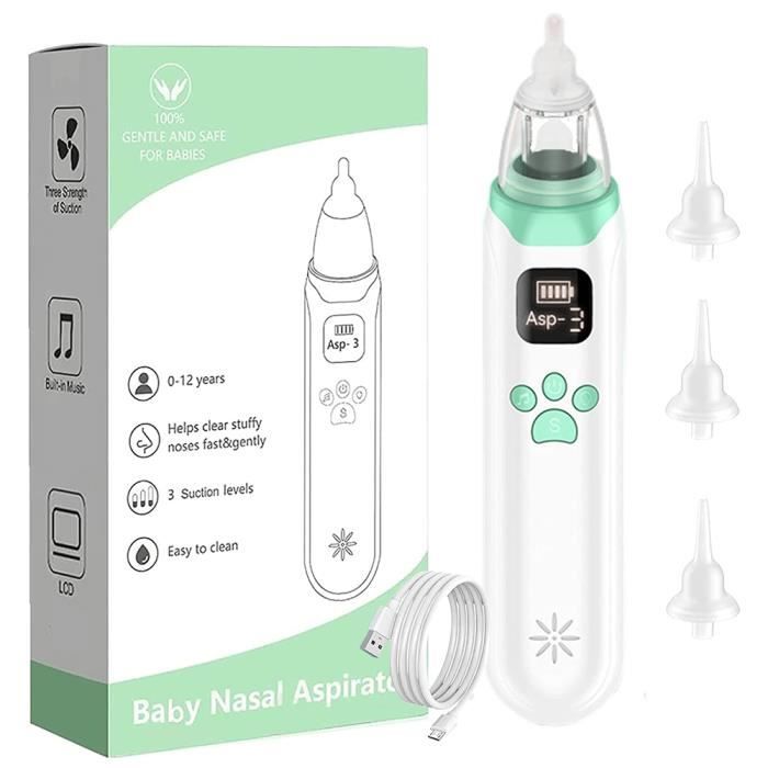 Generic aspirateur nasal avec tube ,mouche bébé pour soulager le rhume et  soigner le nez bouché à prix pas cher