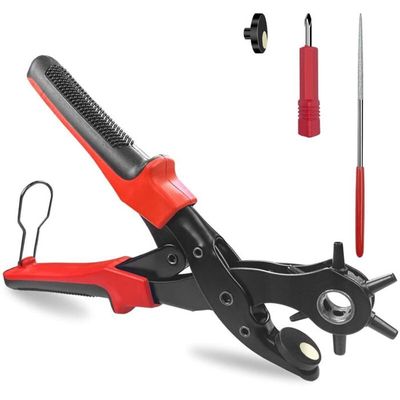 FTVOGUE Lot de 18 outils de poinçonnage universels en alliage d'acier pour cuir et cuir