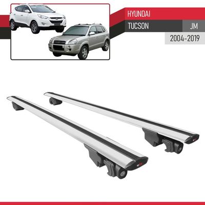 MDAK Compatibile con Nissan Juke 2 (F16) 2020-2025 Ace-4 Barre Tetto Portapacchi Auto Barre Portatutto Nero Alluminio 2 Barre