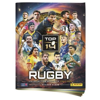 Panini Rugby Top 14 2024-2025 – Blister 8 Pochettes (40 Stickers) – Collection Officielle