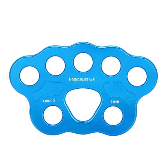 Plaque De Gréement 8 Trous Pour Escalade - Connecteur Multi-Points Ancrage 36KN