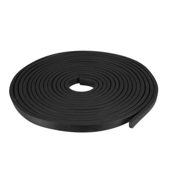 Bande De Caoutchouc Autocollante Diconfa 10mm - Épaisseur 0,5mm, Longueur 245cm - Adhésif Puissant, Idéal Pour Isolation Et Bricolage