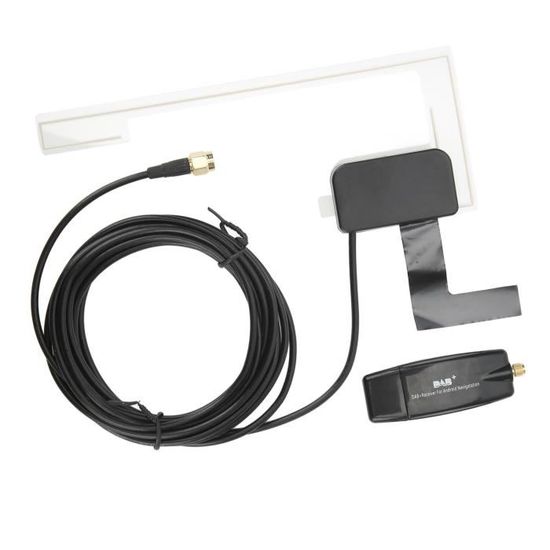 Récepteur DAB+ USB Pour Autoradio Android 5.1+ - Antenne Amplifiée Incluse, Plug & Play, 5V - 8