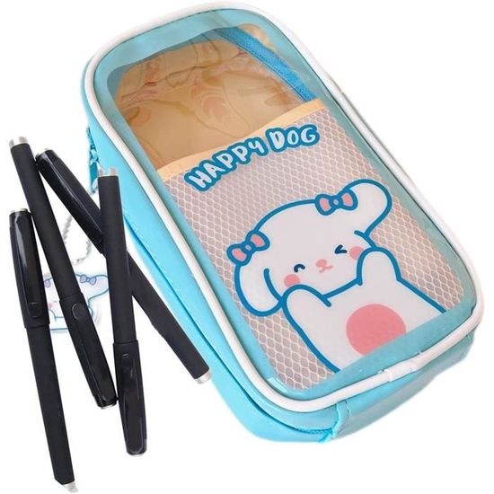 Trousse Plate Tottenham Hotspur FC – Néoprène, Fermeture éclair – Licencié Officiel – Rentrée Scolaire Ou Cadeau