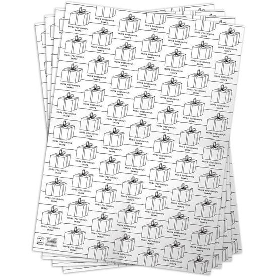 Lot 4 Feuilles Papier Rocher 70x100 Cm - Accessoire Crèche - Décoration Nativité - 6