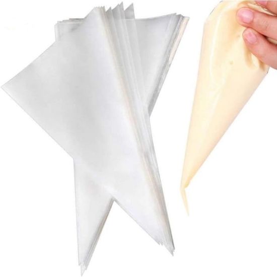 FunCakes - Poches à Douille Jetables Blanc 41 Cm - Lot De 10 - Pour Décoration Gâteaux Et Cupcakes