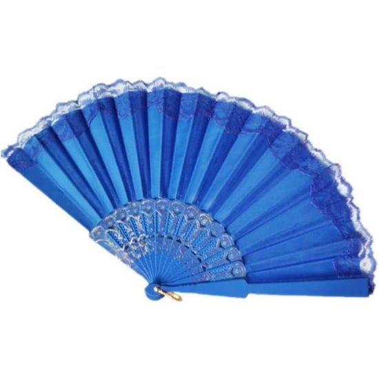 Éventails Pliants Svalor - Lot De 2, Blanc, 21x38cm, Pour Mariage, Danse, Décoration