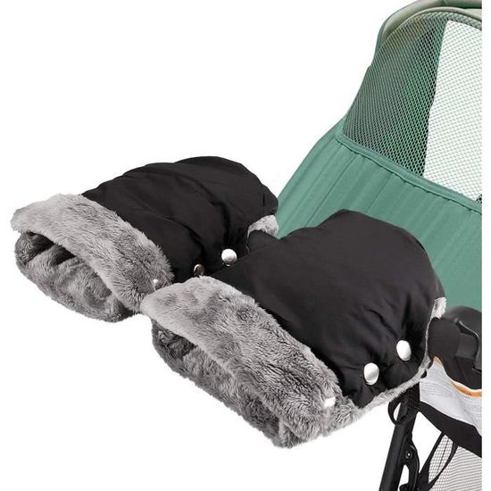 Gants Pour Poussette LUMITERRA - Chauds, Imperméables, Avec Fixation Bouton Pour Guidon - 6