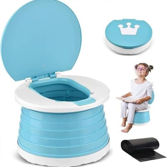Pot Bébé Portable TOSUTO - Pliable 3 En 1 - Pour Voyages - Garçons Et Filles
